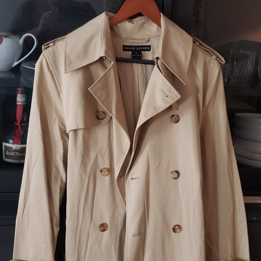 Ralph Lauren Black Label Classic Tan Trench